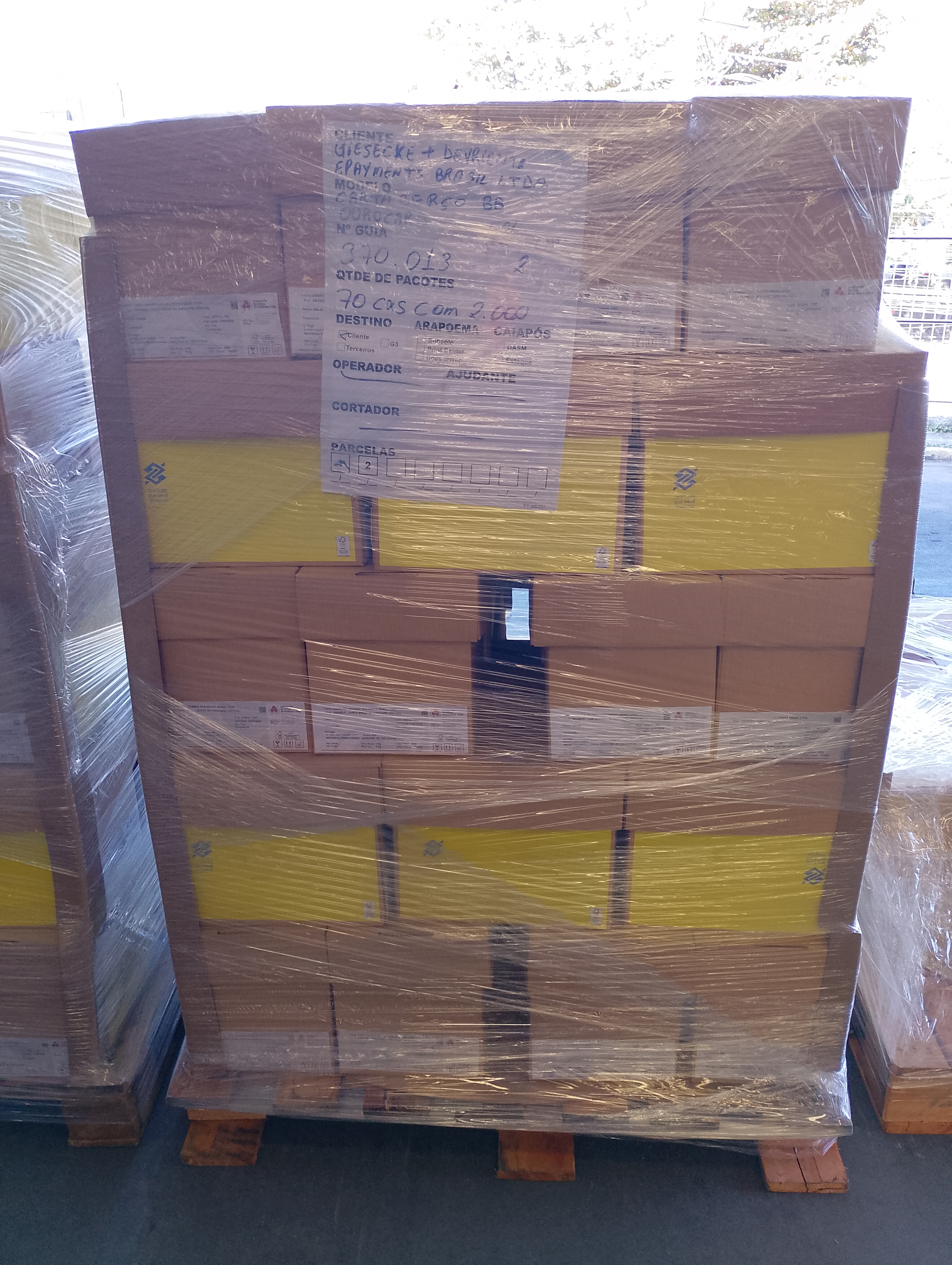 Carta berço BB ourocard